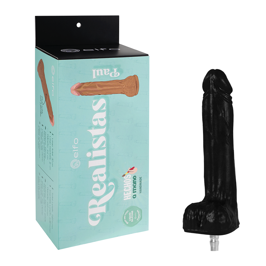 Dildo Paul Black Compatible Con Lovense Machine
